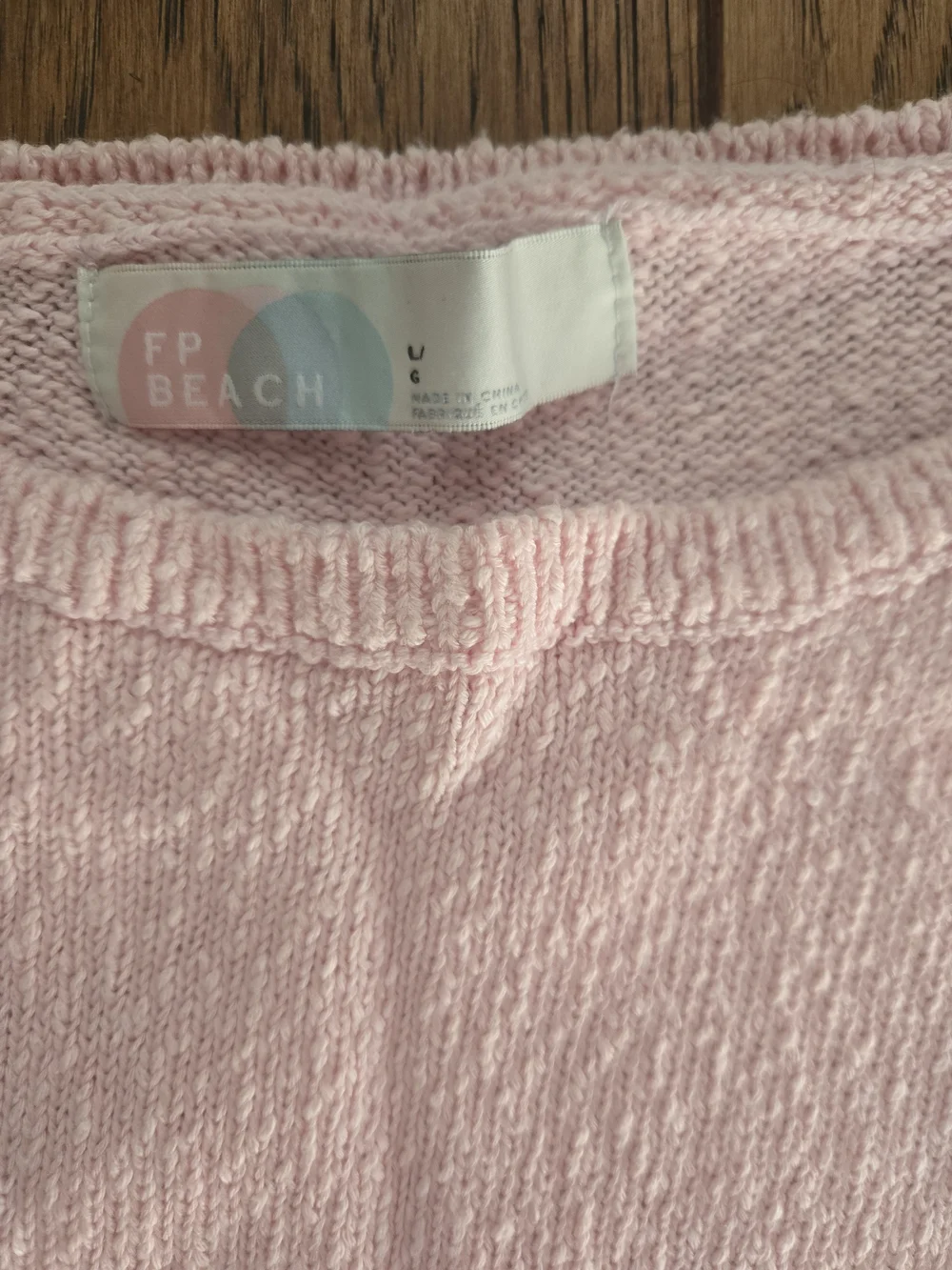Free People Light Pink Textured Tank and Shorts Set - Picture 2 of 2